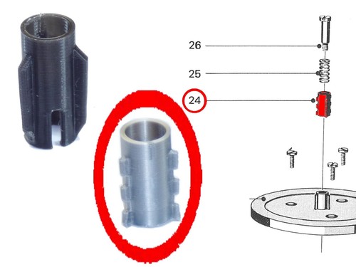 Trident maintien bobine - maintien,
