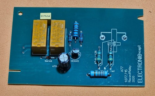Pcb record relay for - for, revox
