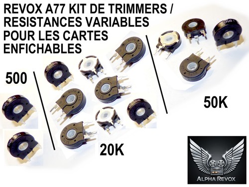 Kit trimmers résistances - trimmers,